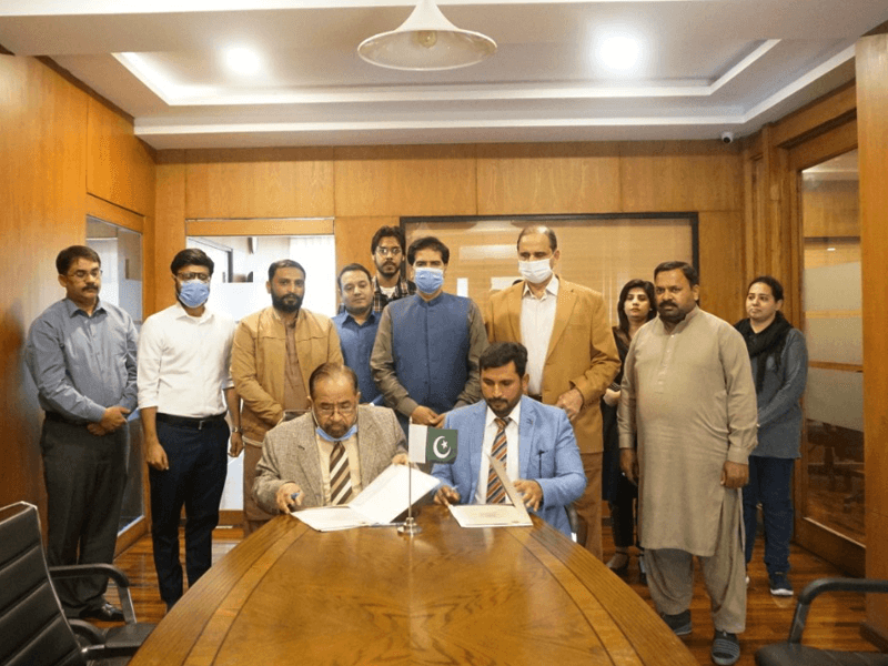 MOU signing ceremony of Forces School Sir Mohammad Bashir